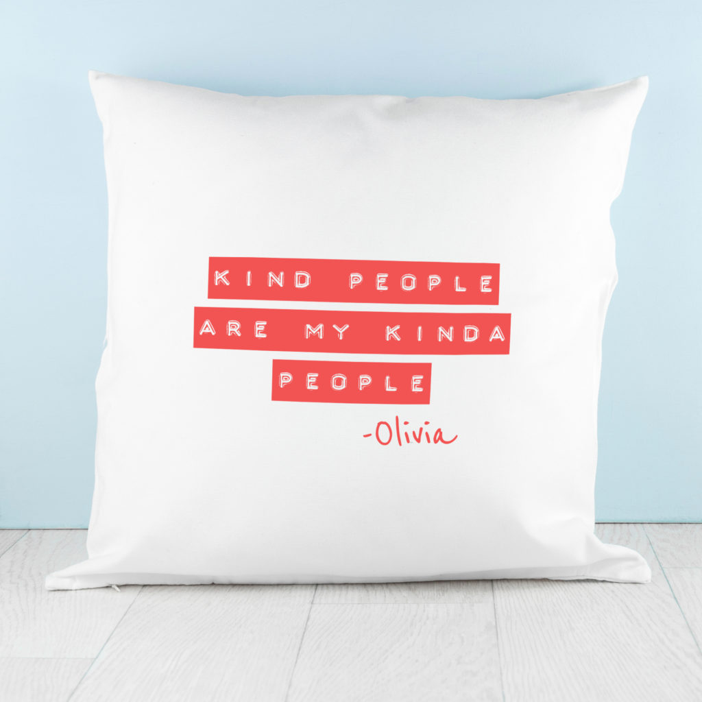 Kind People (Red) Cushion Cover