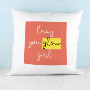 You Glow Girl Cushion Cover