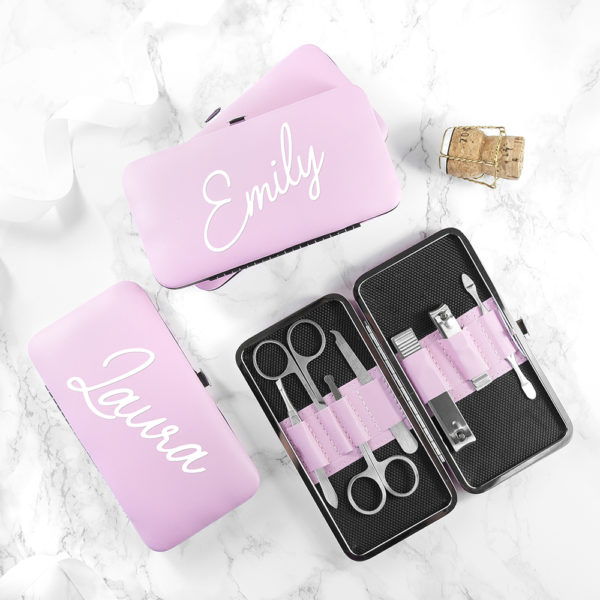 Personalised Manicure Set - Pink