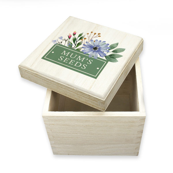 Personalised Flower Seeds Box