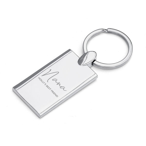 Personalised Special Person Rectangle Keyring