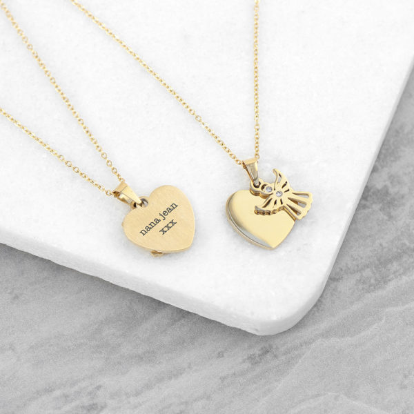 Personalised Guardian Angel Necklace