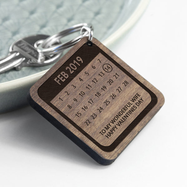 Personalised A Day To Remember Square Keyring