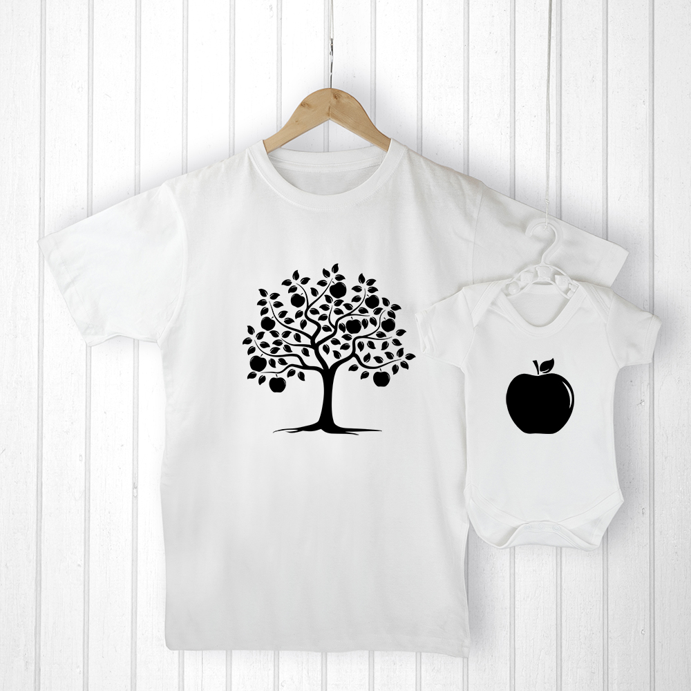 Personalised Daddy and Me Apple Set