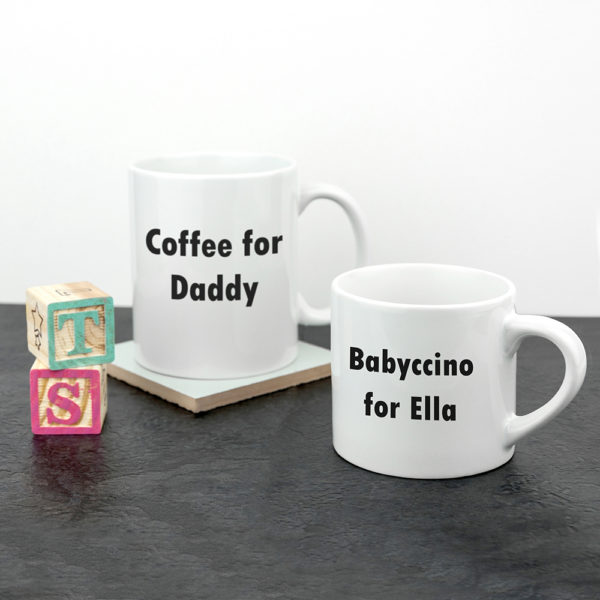 Personalised Daddy & Me Tea Time Mugs