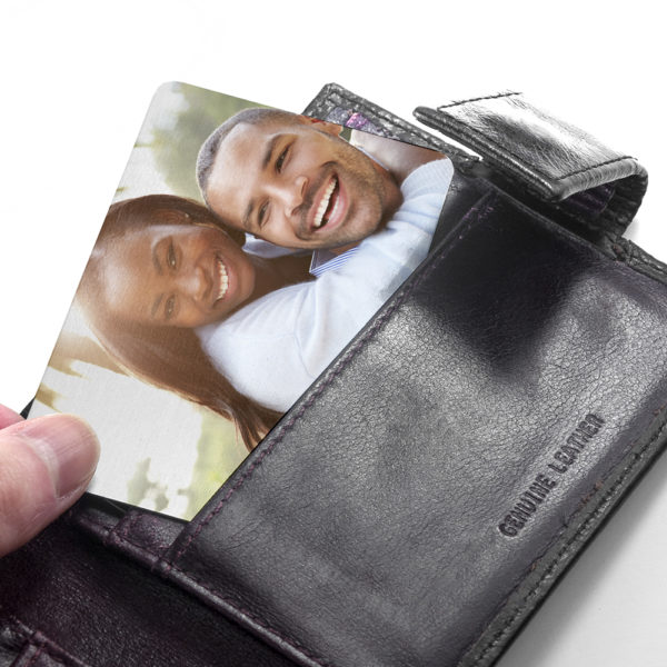 Personalised Favourite Memory Metal Wallet Insert