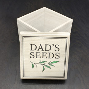Personalised Gardening Seeds Box