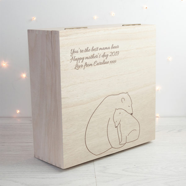 Personalised Mama Bear Keepsake Box