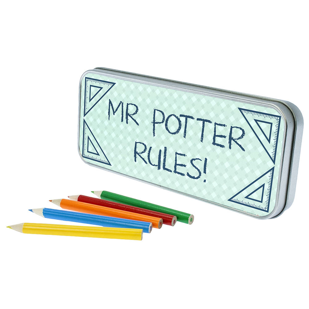 Personalised My Teacher Rules Pencil Case