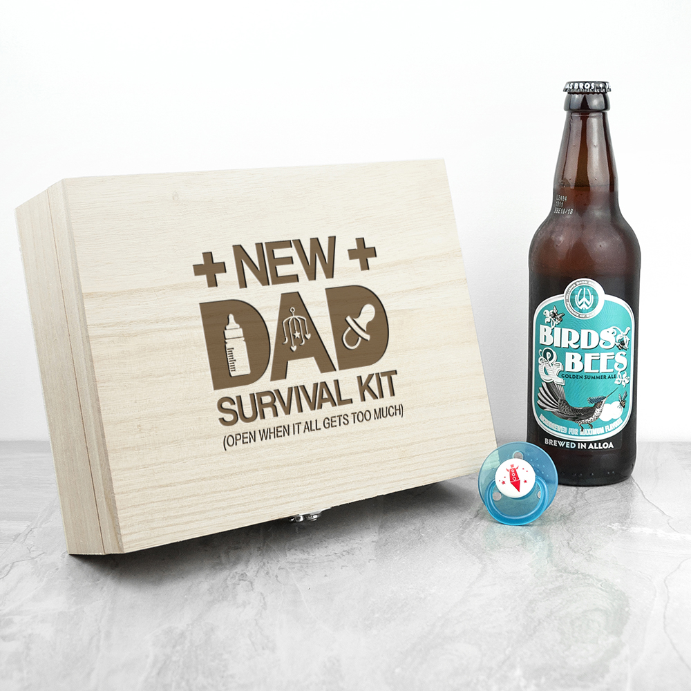 Personalised New Dad Survival Kit