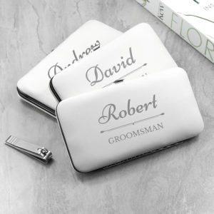 Personalised Wedding Party 7 Piece Kit - White