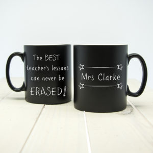 The Best Teacher's Lessons Can Never Be Erased! Matte Coloured Mug