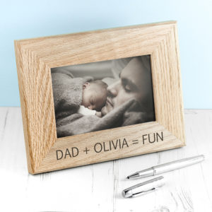 Wordsworth Collection Fun with Dad Engraved Photo Frame