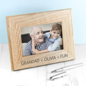 Wordsworth Collection Fun with Grandad Engraved Photo Frame