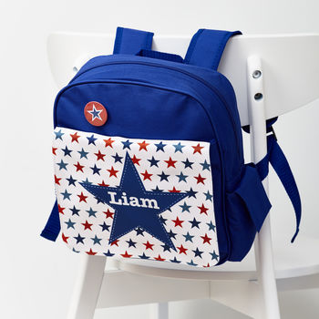 Personalised Stars Rucksack Personalised Stars Rucksack