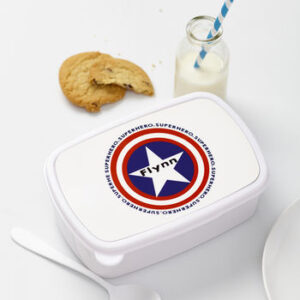 Personalised Children’s Superhero Lunch Box Personalised Children's Superhero Lunch Box
