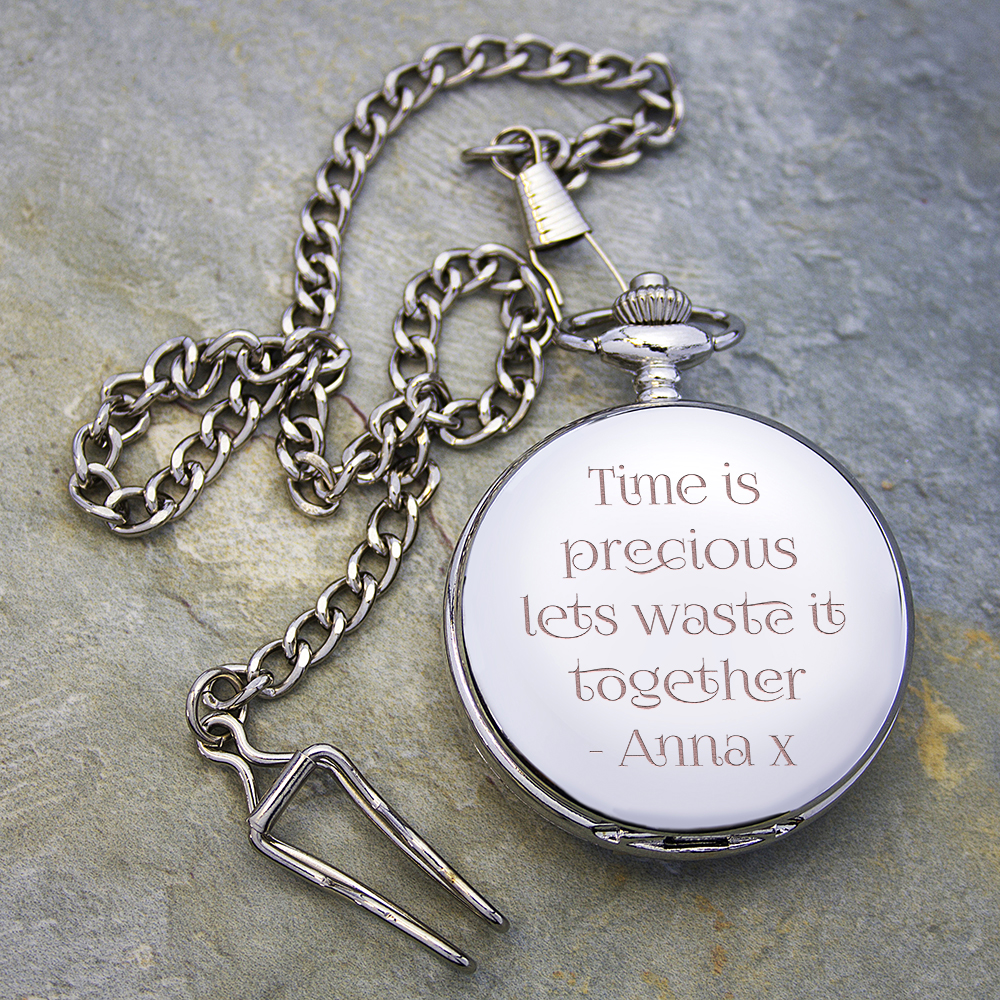 Personalised Valentine’s Day Pocket Watch Personalised Valentine's Day Pocket Watch