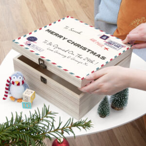 Personalised Nostalgic International Mail Christmas Box Personalised Nostalgic International Mail Christmas Box