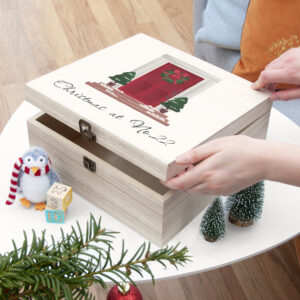 Personalised Door Number Christmas Box Personalised Door Number Christmas Box