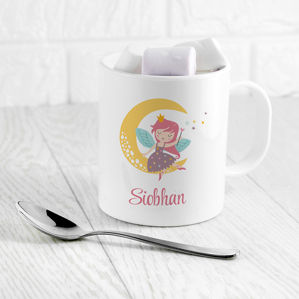 Personalised Fairy Kids Polymer Mug Personalised Fairy Kids Polymer Mug