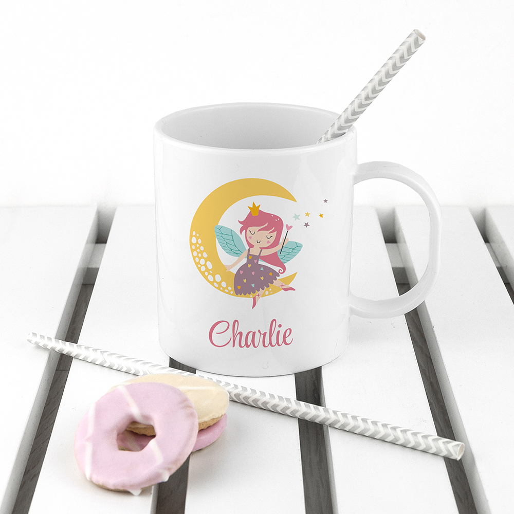 Personalised Fairy Kids Polymer Mug Personalised Fairy Kids Polymer Mug