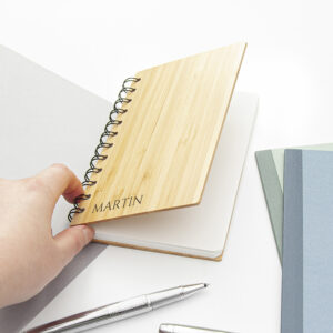 Personalised Bamboo and Stone-Based Paper Notebook Personalised Bamboo and Stone-Based Paper Notebook