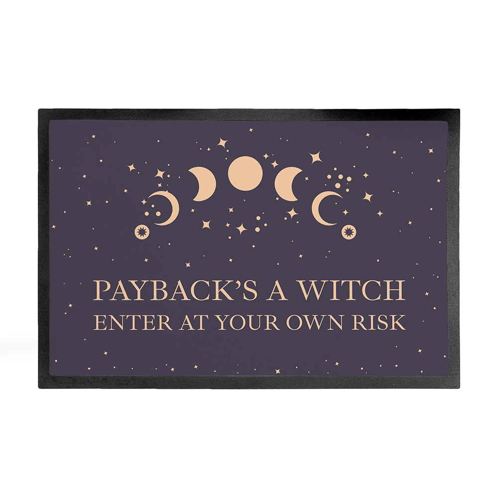 Personalised Celestial Moon Phase Indoor Doormat Personalised Celestial Moon Phase Indoor Doormat