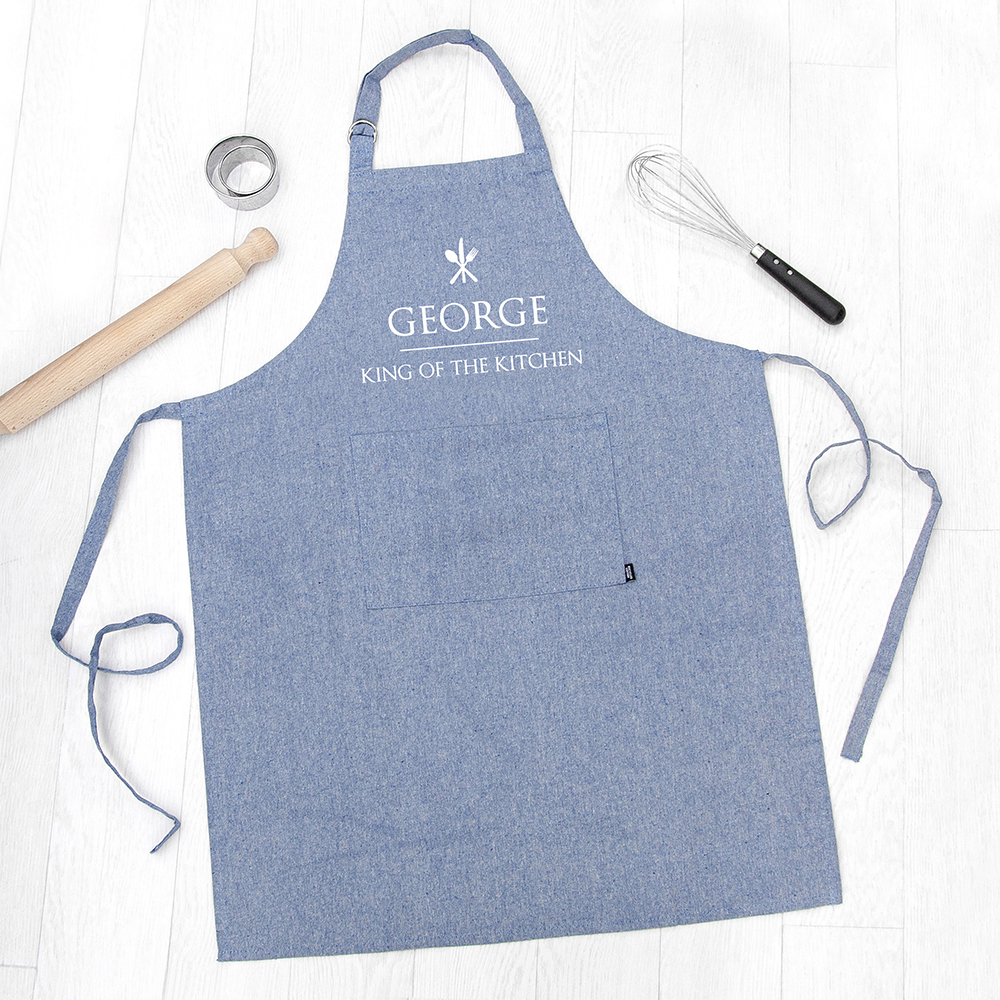 Personalised King of the Kitchen Apron