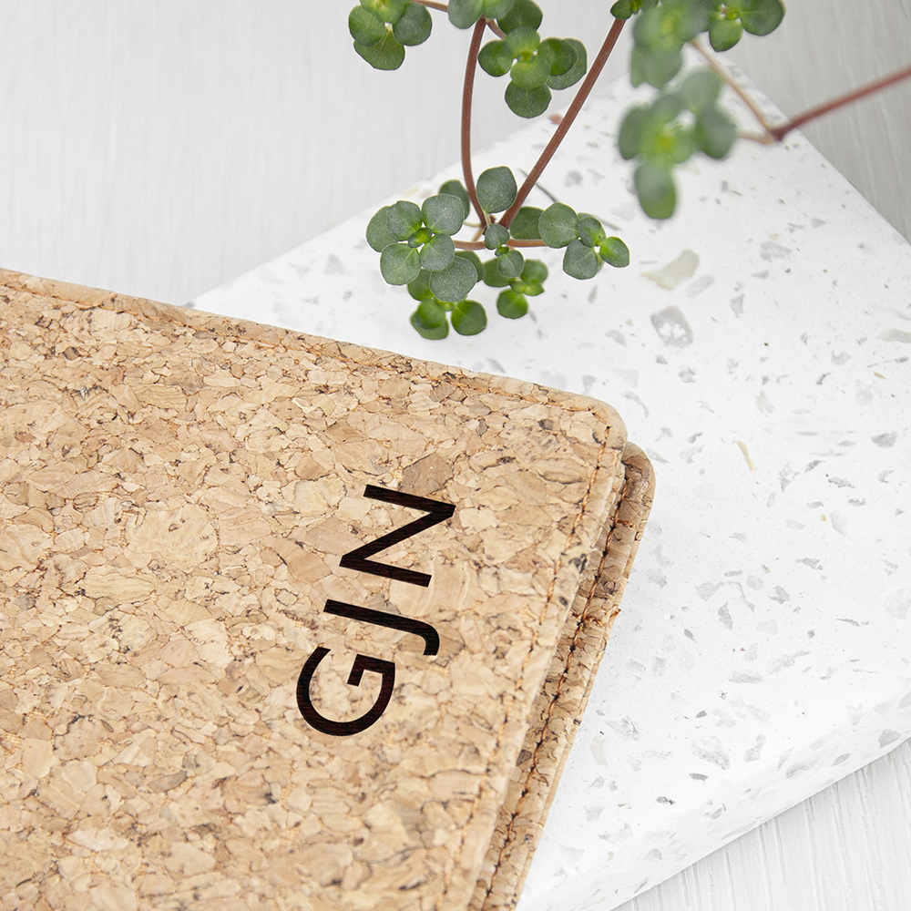 Personalised Natural Cork Wallet Personalised Natural Cork Wallet