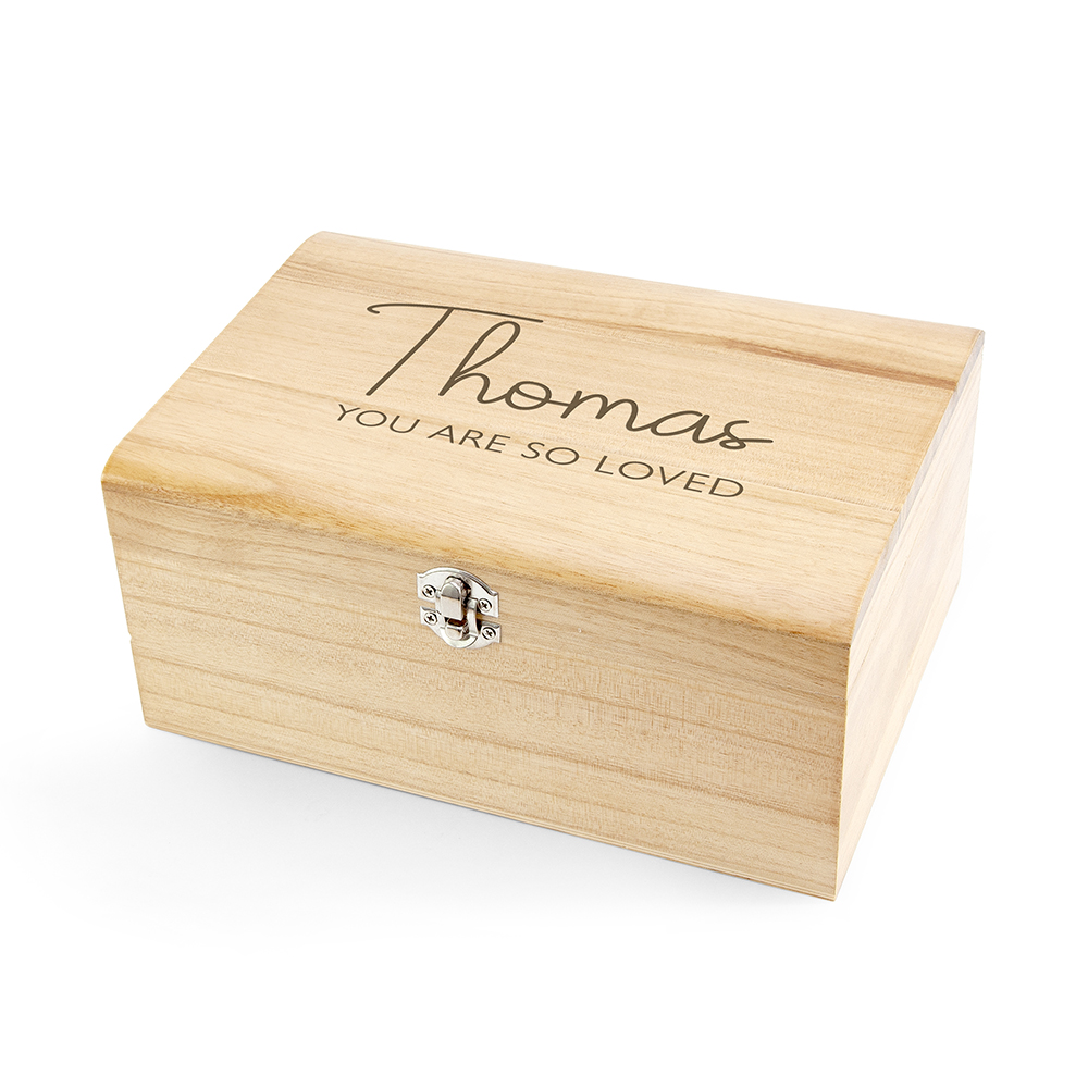 Personalised Kids Special Message Keepsake Chest Personalised Kids Special Message Keepsake Chest