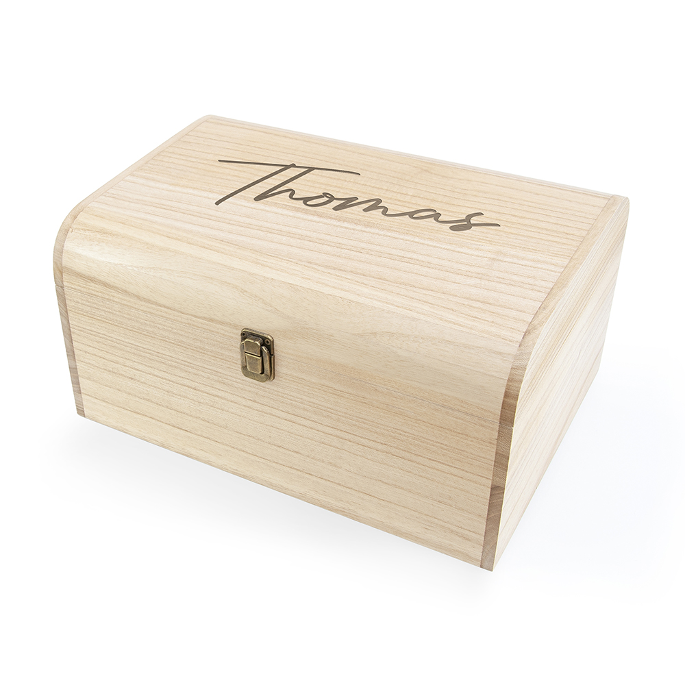 Personalised Engraved Name Keepsake Chest Personalised Engraved Name Keepsake Chest