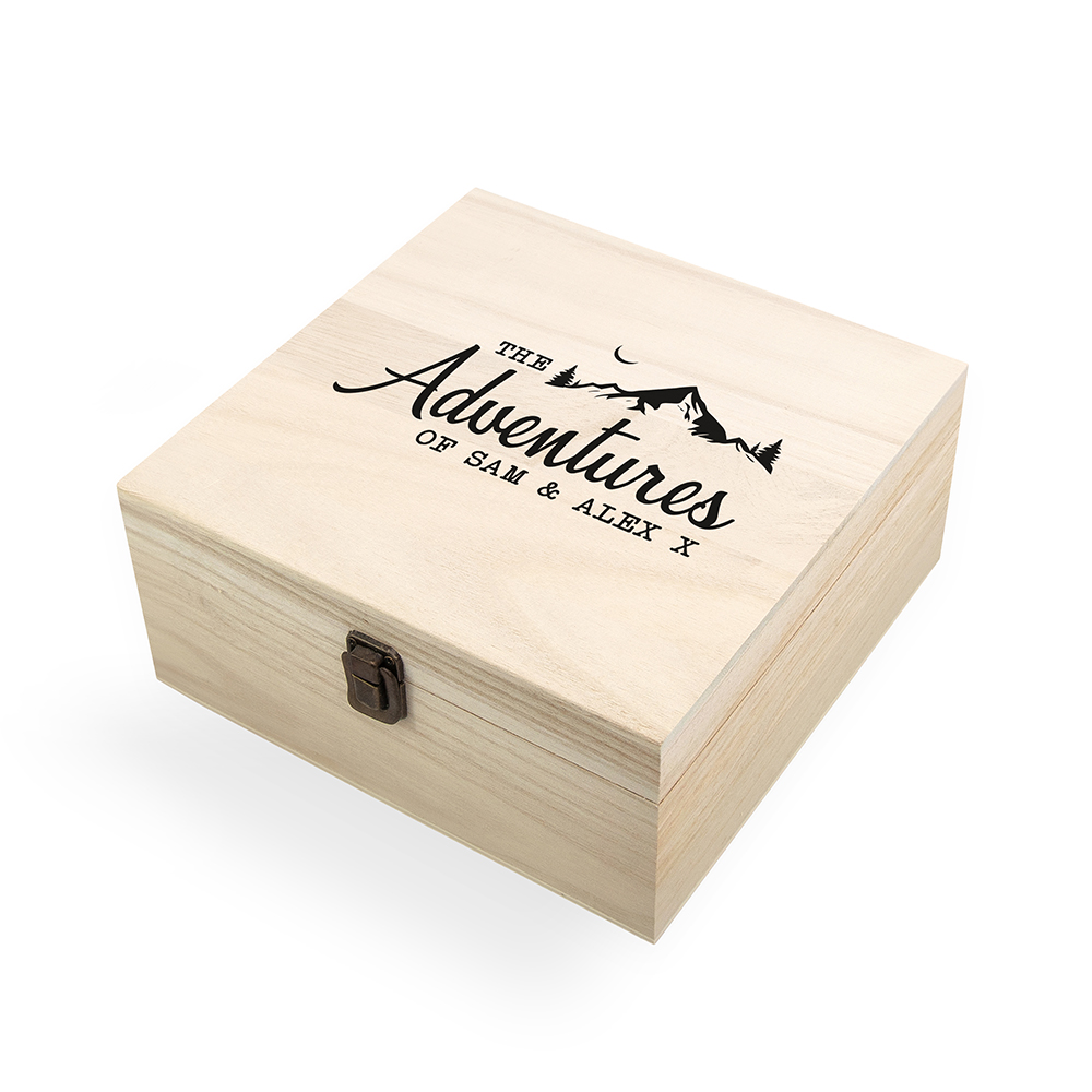 Personalised Adventure Memories Box Personalised Adventure Memories Box