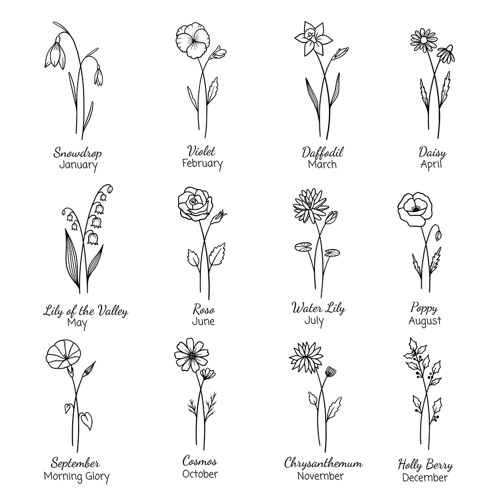 Personalised Birth Flower Swarovski Crystal Rose Gold Bracelet Personalised Birth Flower Swarovski Crystal Rose Gold Bracelet