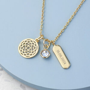 Personalised Mandala Charms Necklace