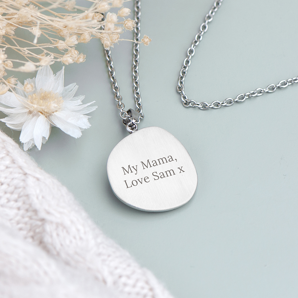 Personalised Compass Amulet Necklace Personalised Compass Amulet Necklace