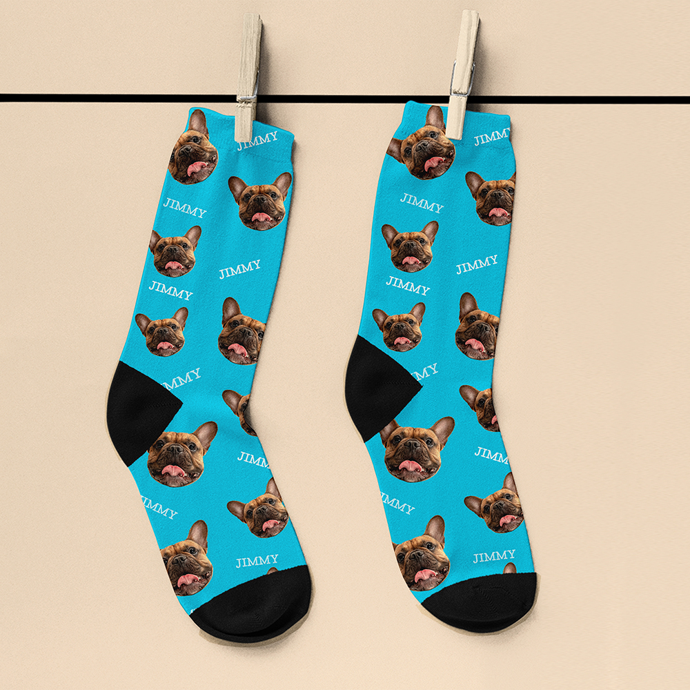 Personalised Pet Face Socks Personalised Pet Face Socks