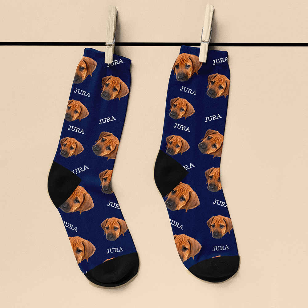 Personalised Pet Face Socks Personalised Pet Face Socks