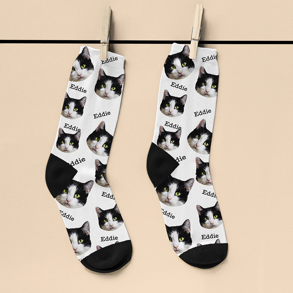 Personalised Pet Face Socks Personalised Pet Face Socks