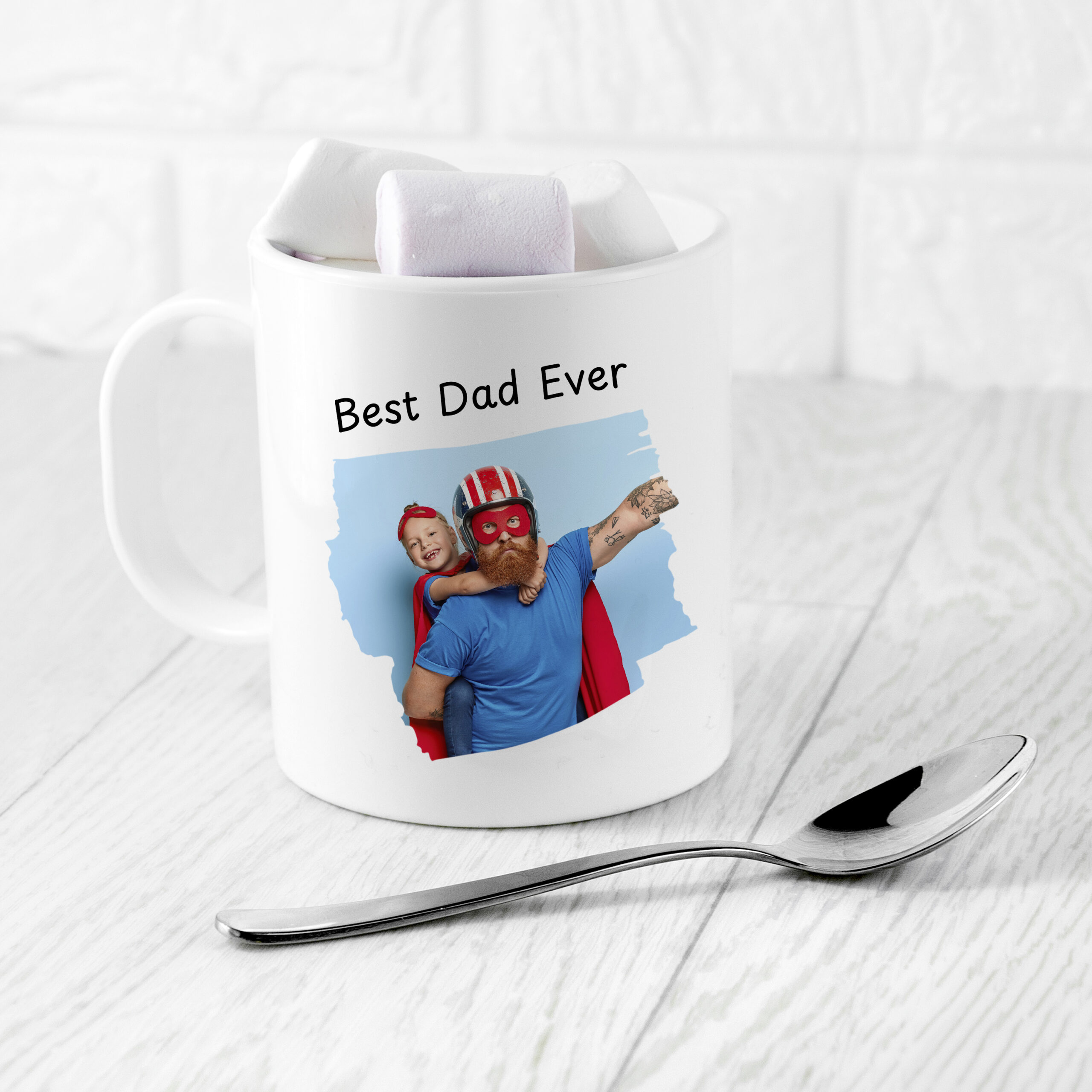 Personalised Father's Day Photo Polymer Mug Gift Factory