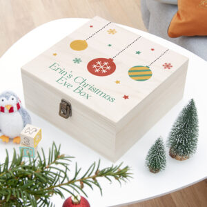 Personalised Bauble Christmas Eve Box – Medium Personalised Bauble Christmas Eve Box - Medium