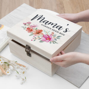 Personalised Flower Garland Accessories Box – Medium Personalised Flower Garland Accessories Box - Medium