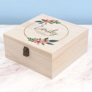 Floral Match Bridesmaid Box  – Sweet Pea – Medium Floral Match Bridesmaid Box  - Sweet Pea - Medium