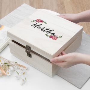 Personalised Floral Bridesmaid Box - Medium
