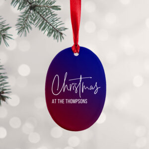 Personalised Family Christmas Decoration