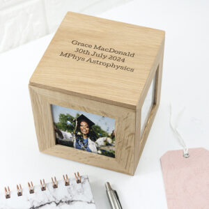 Personalised Graduation Photo Cube Personalised Graduation Photo Cube
