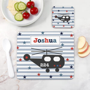 Personalised Boy’s Placemat Set Personalised Boy's Placemat Set