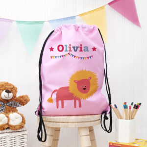 Personalised Classic Pink Circus Waterproof Swim Bag Personalised Classic Pink Circus Waterproof Swim Bag