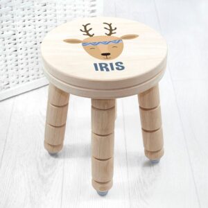 Personalised Cute Deer Kids Stool Personalised Cute Deer Kids Stool