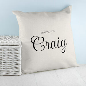 Personalised Elegant Script Cushion Cover Personalised Elegant Script Cushion Cover