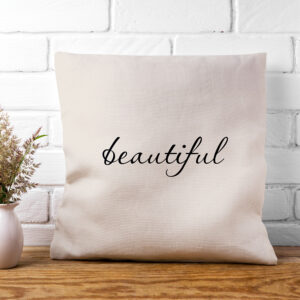 Personalised Empowering Word Cushion Cover Personalised Empowering Word Cushion Cover